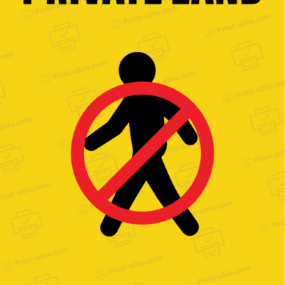 no trespassing sign printable free download