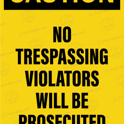 no trespassing sign printable free download