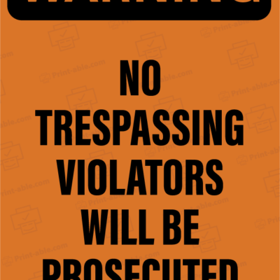 no trespassing sign printable free download