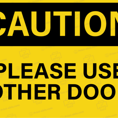 please use other door-sign printable free download