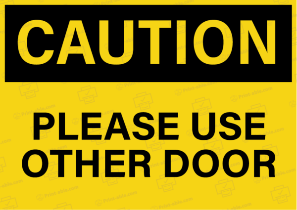 please use other door-sign printable free download