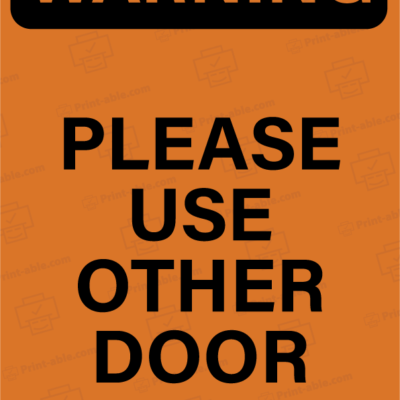 please use other door-sign printable free download