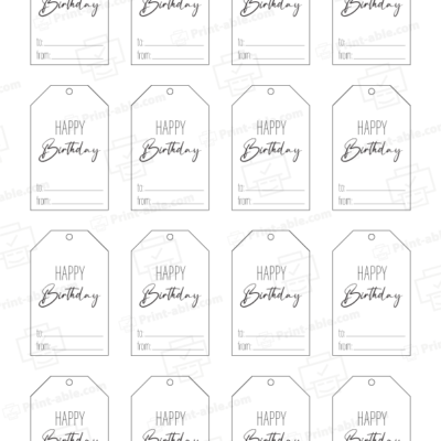 birthday tag printable free download