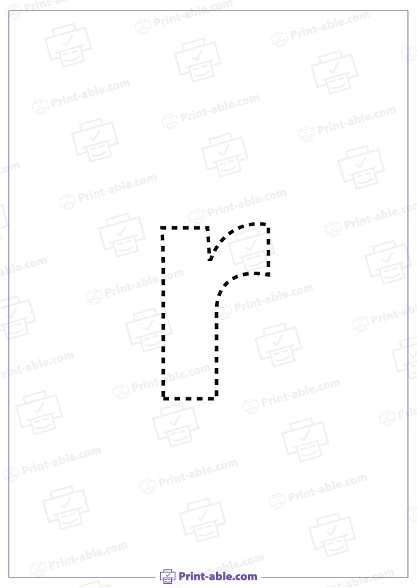 Letter R Printable Worksheet Free Download