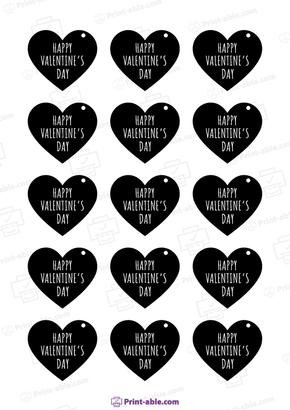 Valentine's Tag Printable Printable Free Download