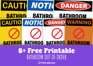 bathroom out of order printable free download