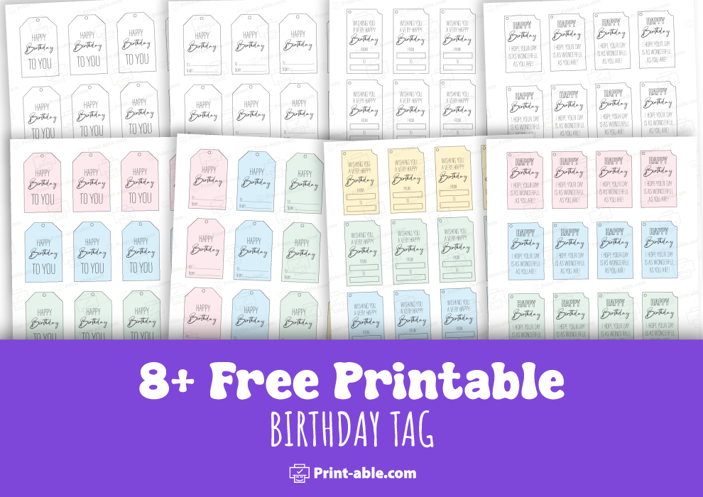 birthday tag printable free download