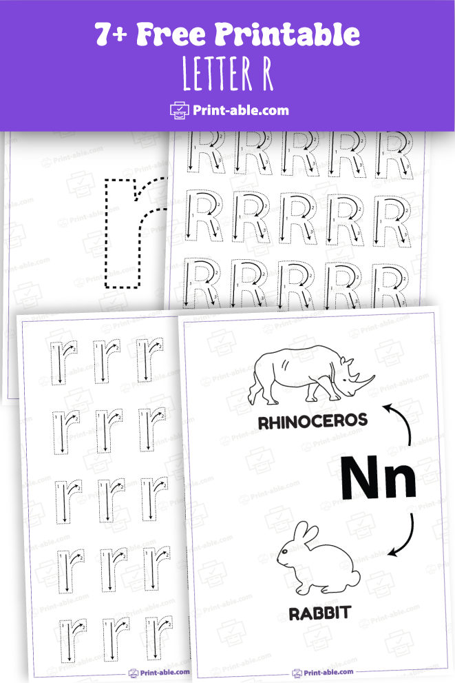 letter r printable free download