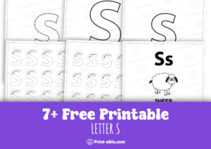 Letter S Printable Free Download