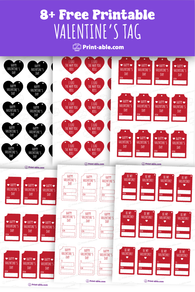 valentine tag printable free download