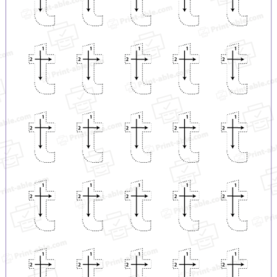 letter t printable free download