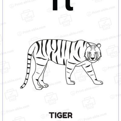 letter t printable free download