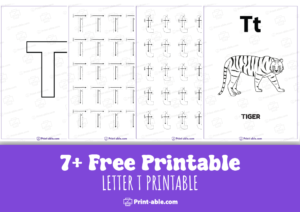 letter t printable free download