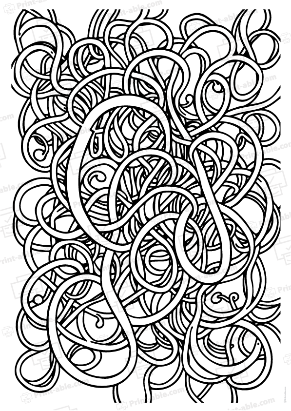 Anti Stress Zen Coloring Page Free Download