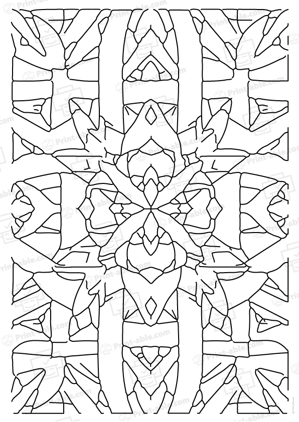 Anti Stress Zen Coloring Page Free Download