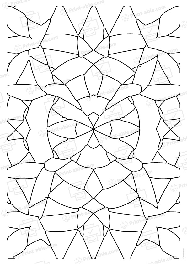 Anti Stress Zen Coloring Page Free Download