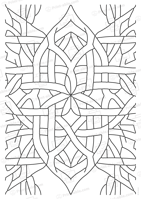 Anti Stress Zen Coloring Page Free Download