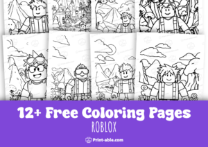 best roblox coloring page free download