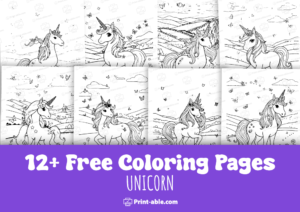 best unicorn coloring pages free download